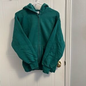 Aritzia Cozy Fleece Boyfriend Fit zip-up